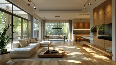 How to Make Open Floor Plans Feel Cozy and Defined