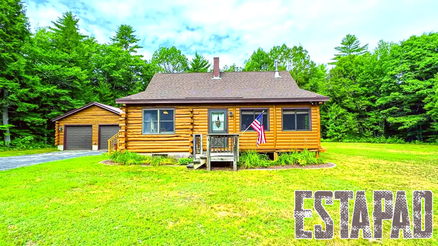 Property of the Week: Well-maintained log home in Stow