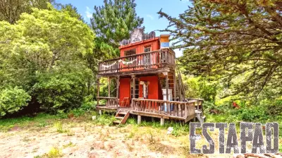 Photos: Funky Big Sur cabin owned by poet Lawrence Ferlinghetti for sale for $2 million